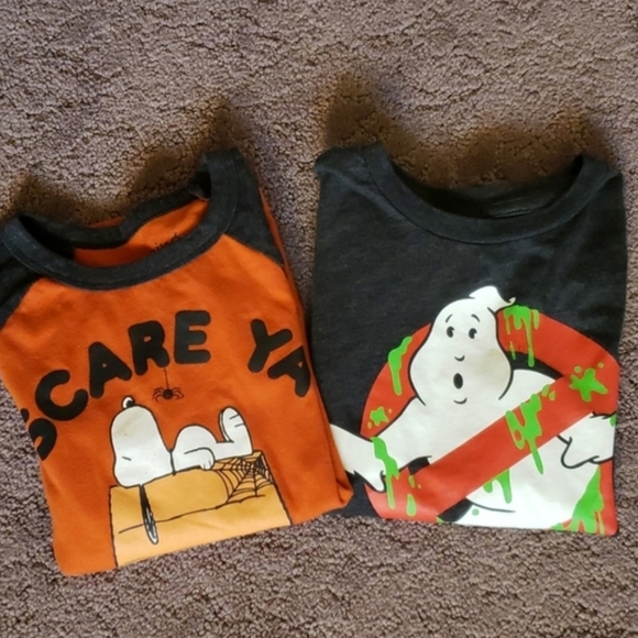 jumping beans Other - Boys HALLOWEEN T SHIRTS Snoopy & slimer 2 pack deal Size 6 Toddler